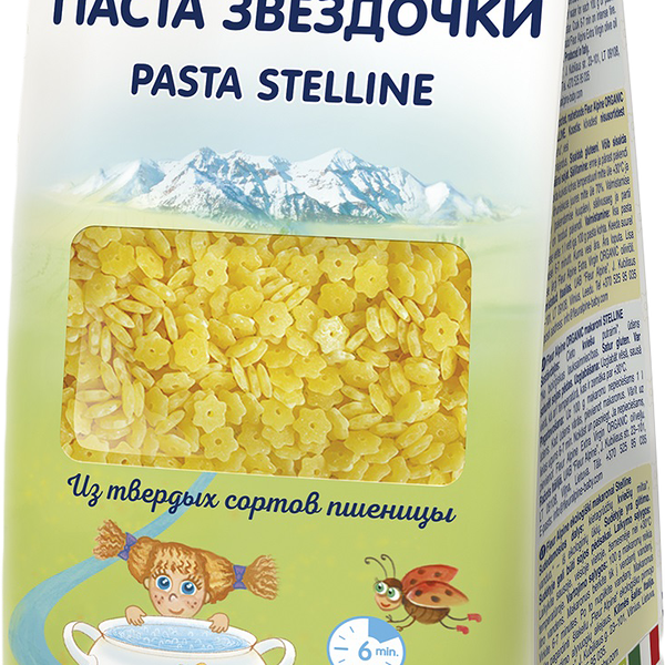 ФЛЁР АЛЬПИН Макароны Звездочки  стаб/бэг