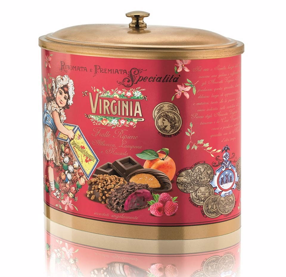 

Печенье Amaretti Virginia Ассорти с фруктово-ягодной начинкой