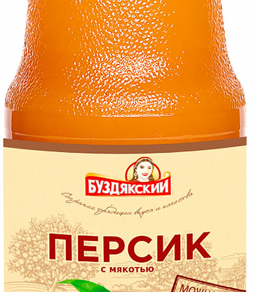 Нектар Буздякский Персик с мякотью, 1 л