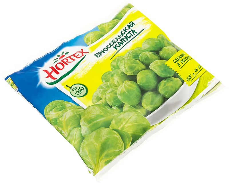 

Капуста брюссельская Hortex замороженная 400 г