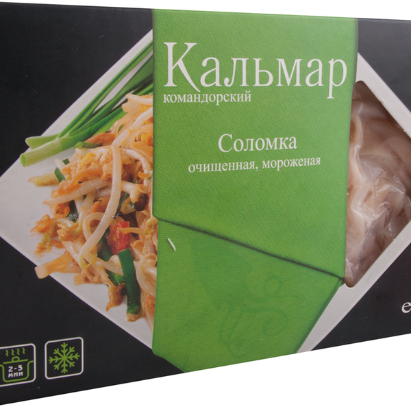 Кальмар замороженный AQUA PRODUKT соломка