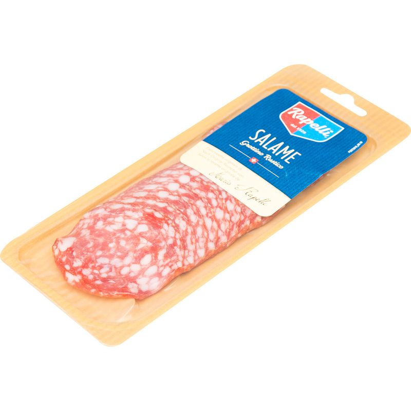 

Колбаса сыровяленая Rapelli Salame Grottino Rustico нарезка 80 г