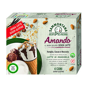 Десерт замороженный Sammontana «Итальянское мороженое Амандо Кони»