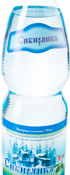 Вода минеральная Сибирянка с женьшенем природная столовая газированная