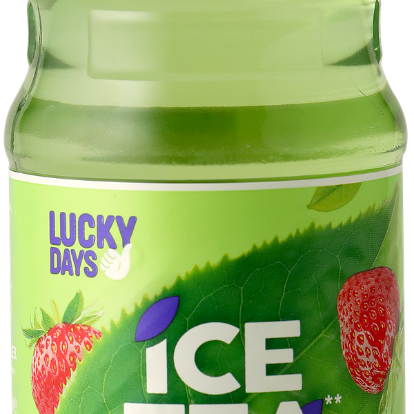 Чай холодный зеленый Lucky Days Клубника-малина 0.5 л