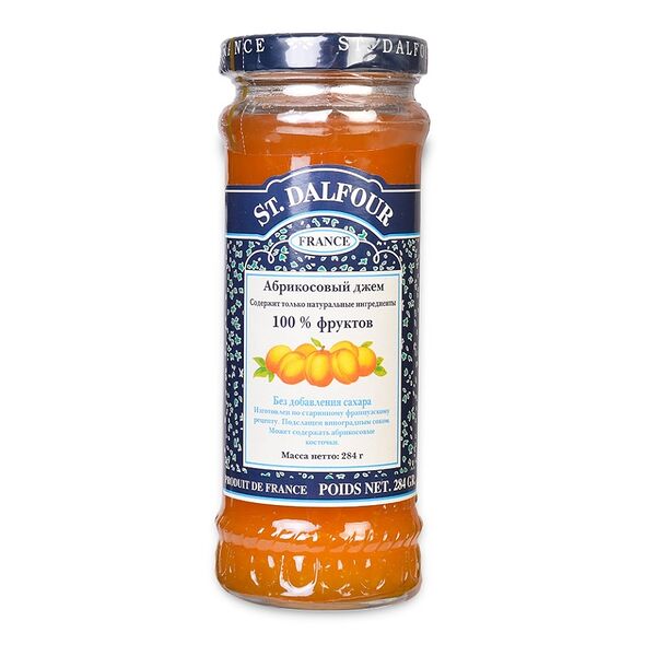 Джем St. Dalfour Абрикосовый без сахара 284 г