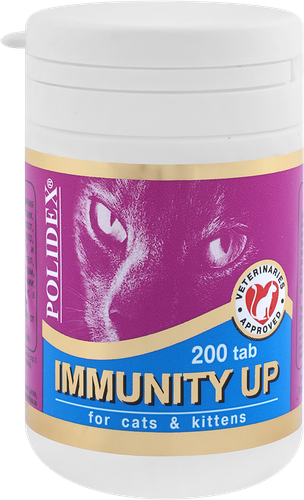 Polidex Витамины Immunity Up для кошек, 200 таб