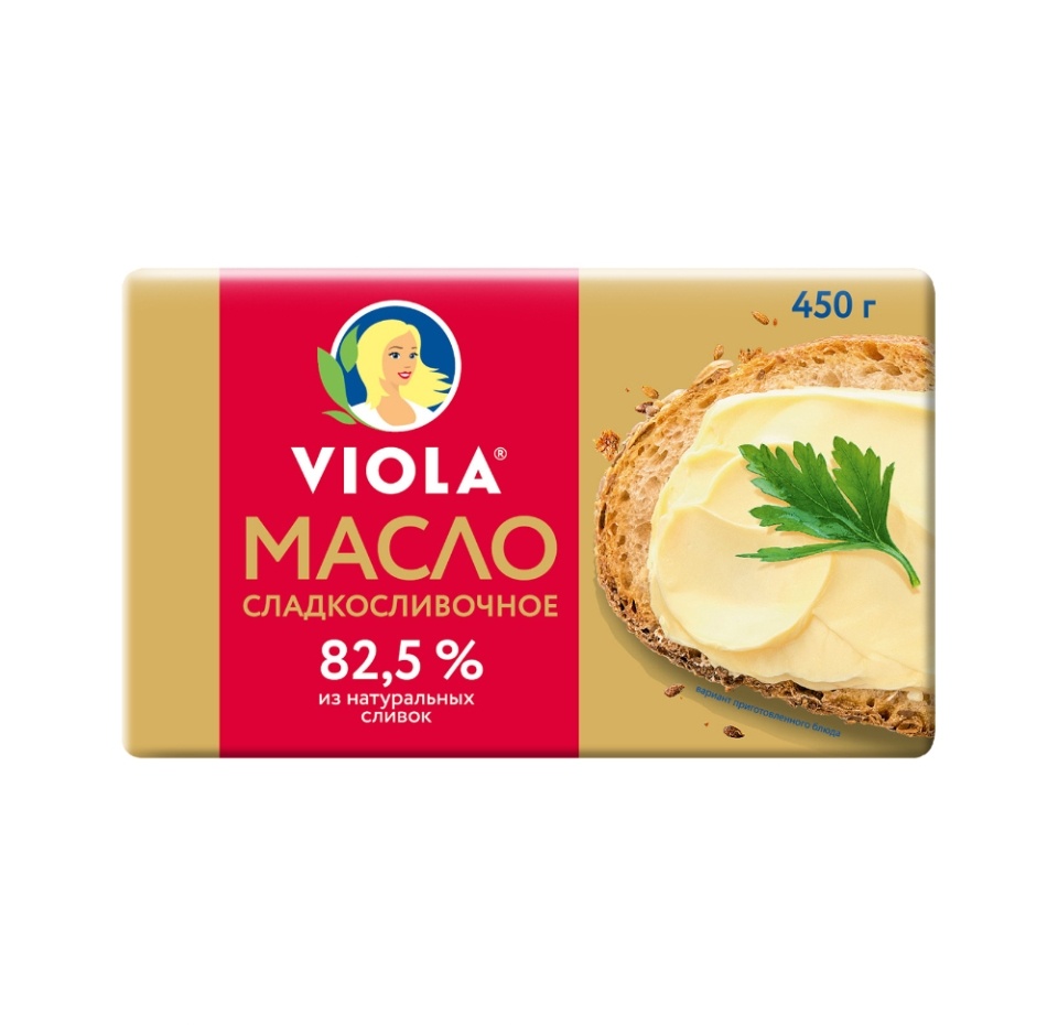 

Масло Viola сладкосливочное 82,5% 450 г
