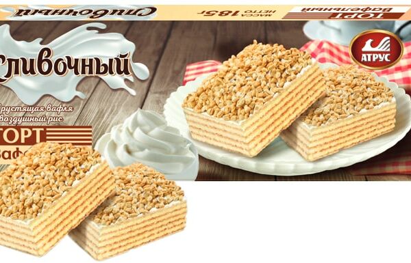 Вафельный торт Дарушка Сливочный 185г