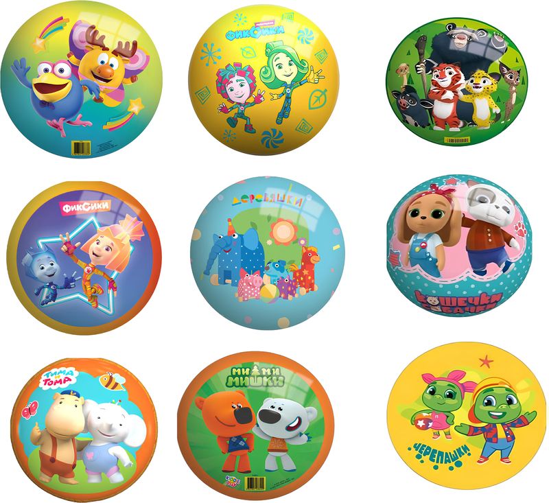 

Игрушка Kiddie Play Мяч 23 см 1 шт. дизайн в ассортименте