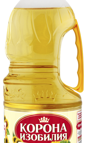 Масло подсолнечное Корона Изобилия Премиум рафинированное дезодорированное