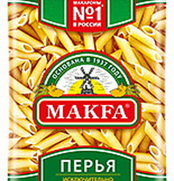 Макаронные изделия Макфа Перья любительские вес 400г, группа А