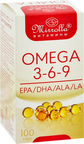 

Mirrolla Омега 3-6-9 капсулы 100 шт