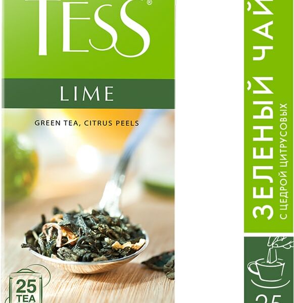 Чай зеленый Tess Lime 25*1.5г