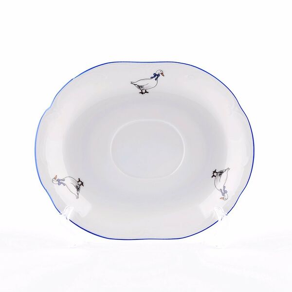 Салатник Камелия Гуси, 16 см, фарфор