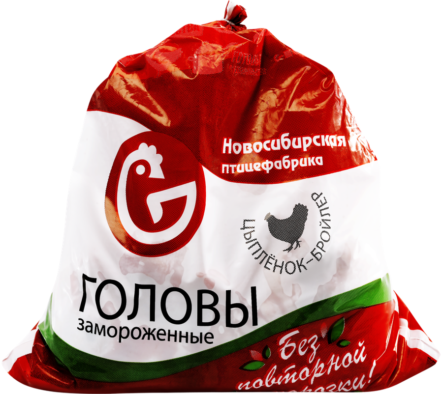 

Головы куриные зам. вес до 1 кг