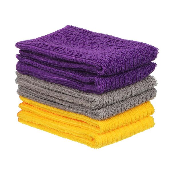 Vetta набор салфеток из микрофибры, 6 шт, 30х35см, 230г/кв.м, 3 цвета