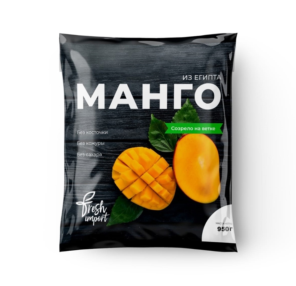 

Манго свежезамороженные дольки Fresh import