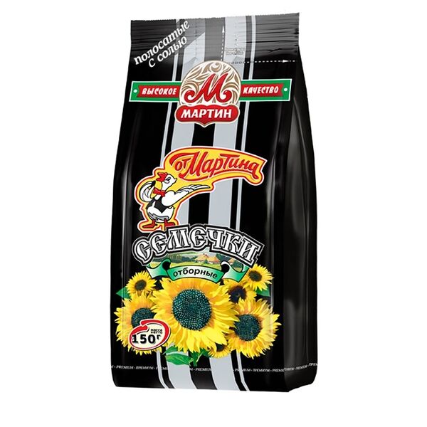 Семечки от Мартина подсолнечника жареные отборные с солью 150г