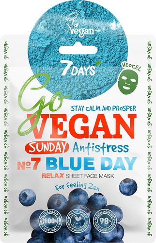 Маска для лица 7 Days Go Vegan Sunday 25 г