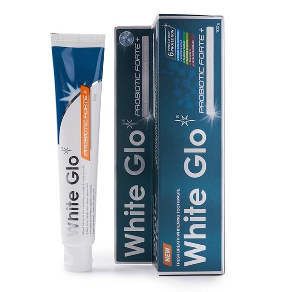 Зубная паста White Glo отбеливающая с пробиотиками 100 г