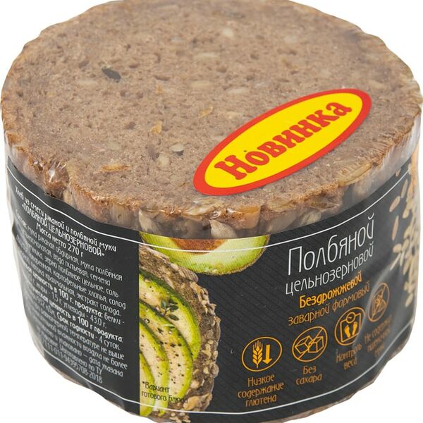 Хлеб Рижский Хлеб Полбяной цельнозерновой 270г