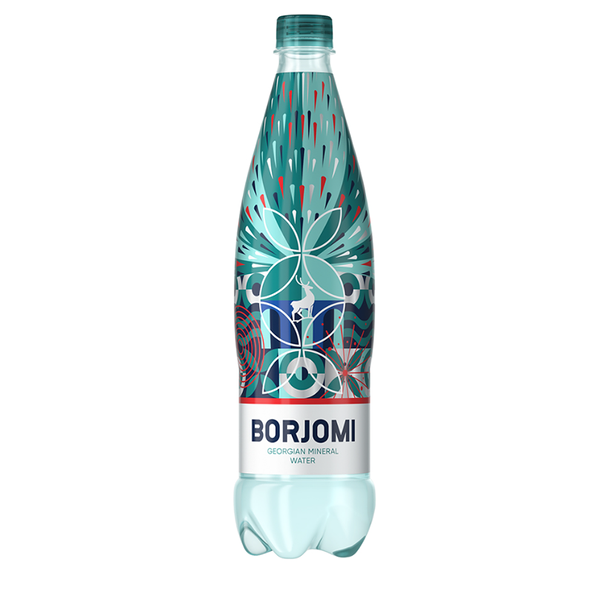 Вода минеральная газированная, «Боржоми», 0.75 л, пластиковая бутылка, Грузия