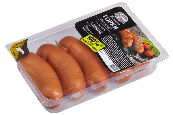 Сардельки свиные Ближние горки Гост