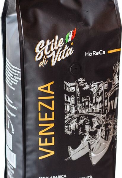 Кофе Stile Di Vita Venezia жареный в зернах 1000г