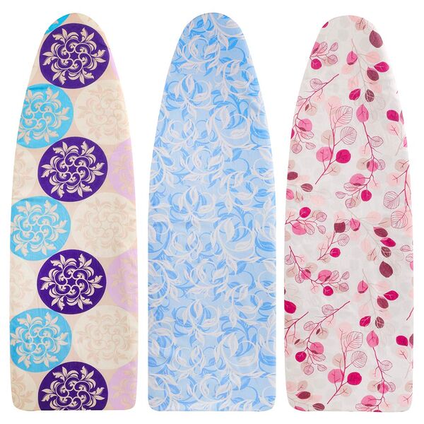 Vetta чехол для гладильной доски на шнурке, 130x47см, хлопок, подкладка иск.войлок, дизайн в ассортименте