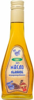 Масло льняное Ароматы жизни нерафинированное 250 мл