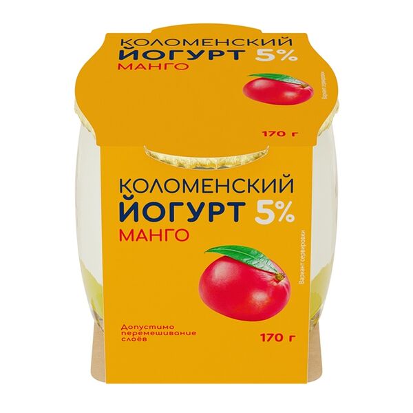 Йогурт Коломенский Манго 5%