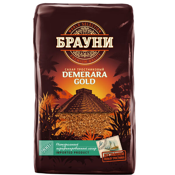 Сахар-песок Брауни Liqht тростниковый