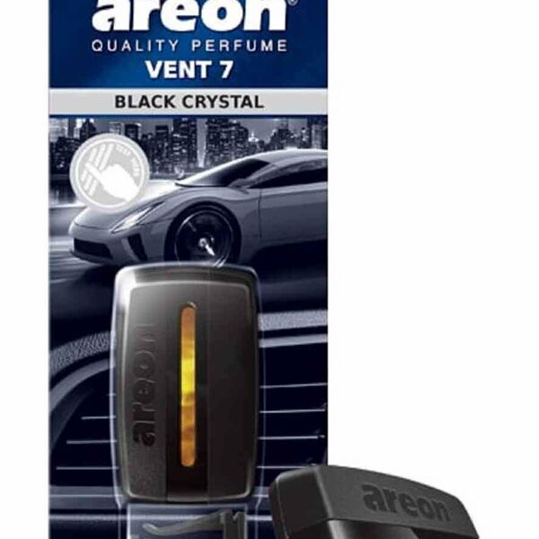 Ароматизатор для автомобиля на дефлектор Areon Black Crystal V708, 4.5 мл