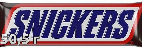 Батончик шоколадный Snickers 50.5г