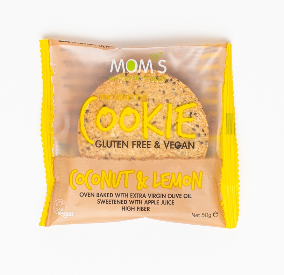 

Печенье безглютеновое Mom's natural foods Кокос-Лимон без сахара 50 г