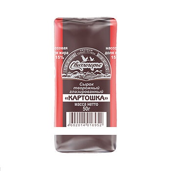 Сырок глазированный Свитлогорье картошка с ванилью 15%