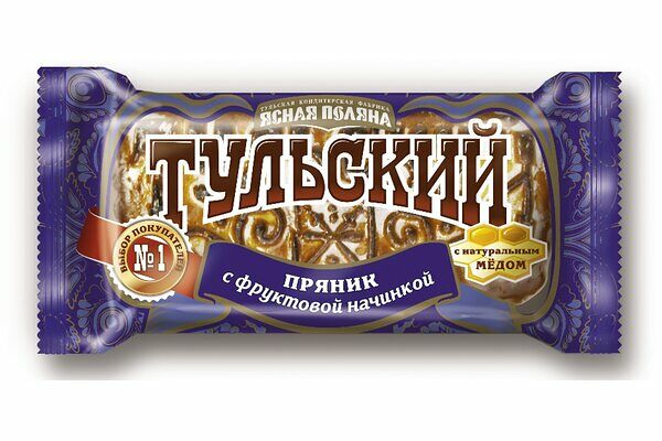 Пряник Тульский Ясная Поляна с фруктовой начинкой