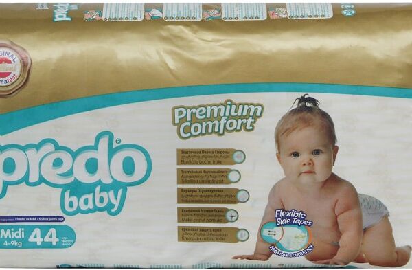 Подгузники Predo baby №3 4-9кг 44шт