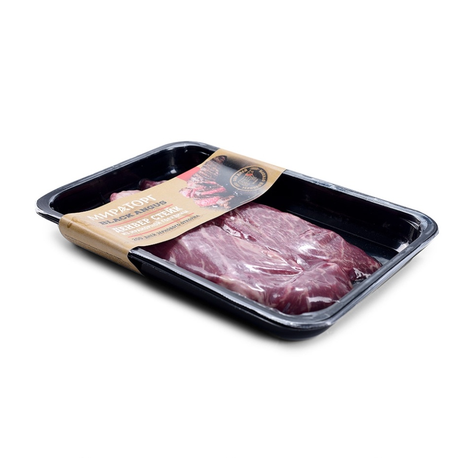

Стейк из мраморной говядины Мираторг Black Angus Денвер, 290 г