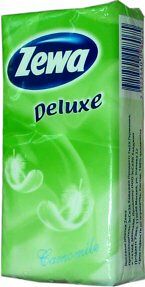 Бумажные платочки Zewa Deluxe №10 с ромашкой