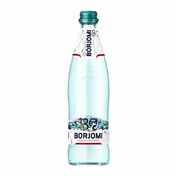 Вода Боржоми минеральная лечебно-столовая газированная, 500мл