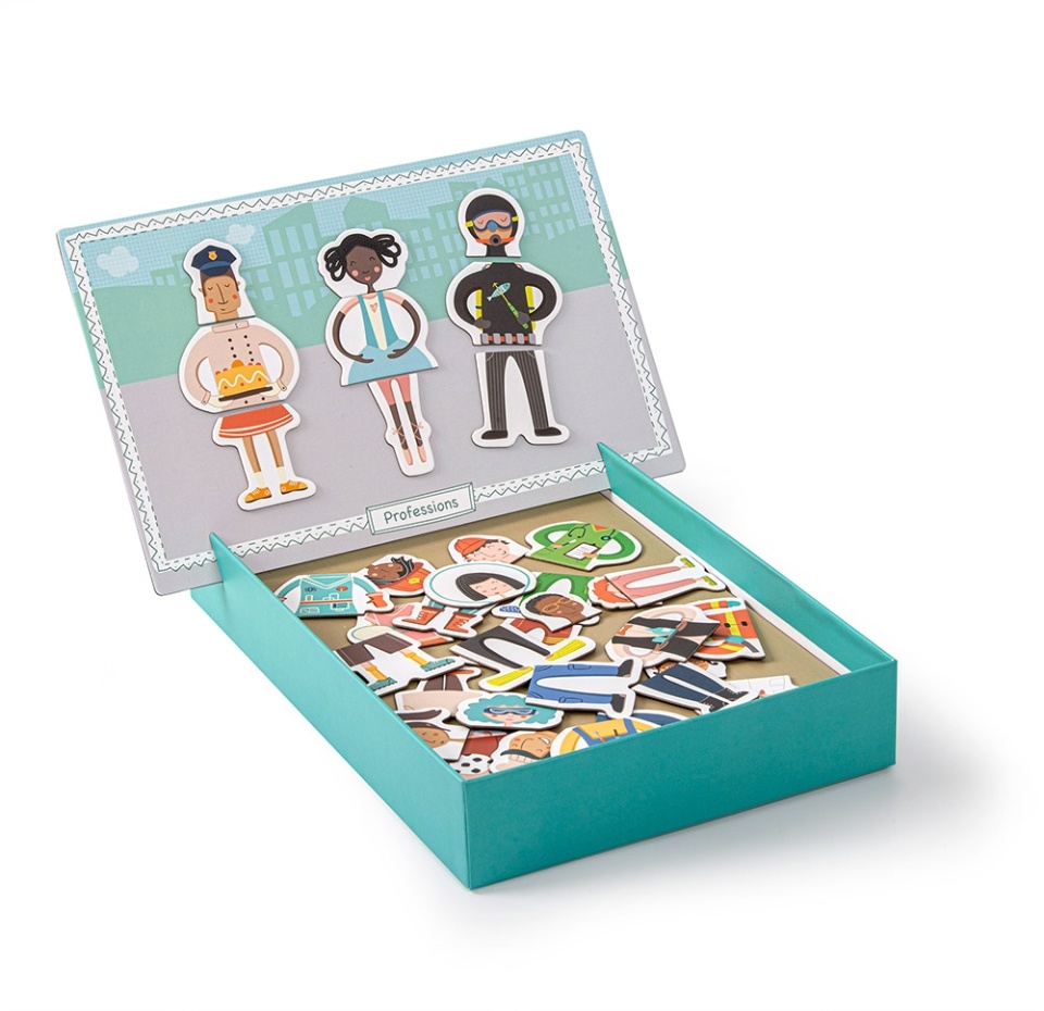 

Игра магнитная «Профессии», Apli Kids, 36 магнитов, 3+, Испания
