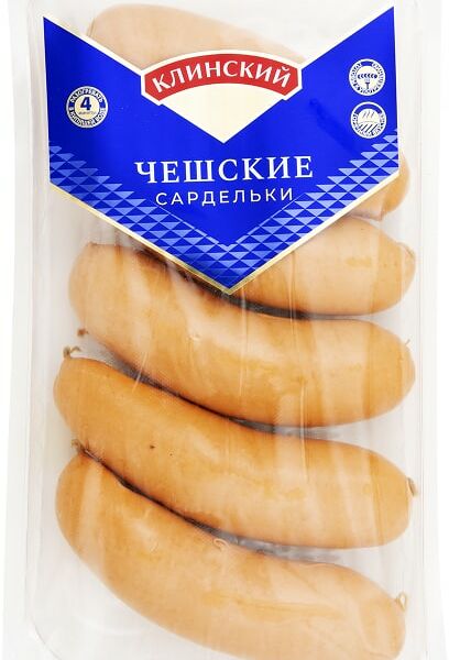 Сардельки Клинский Чешские 450г