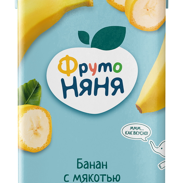 Нектар ФрутоНяня Банан с мякотью с 3 лет
