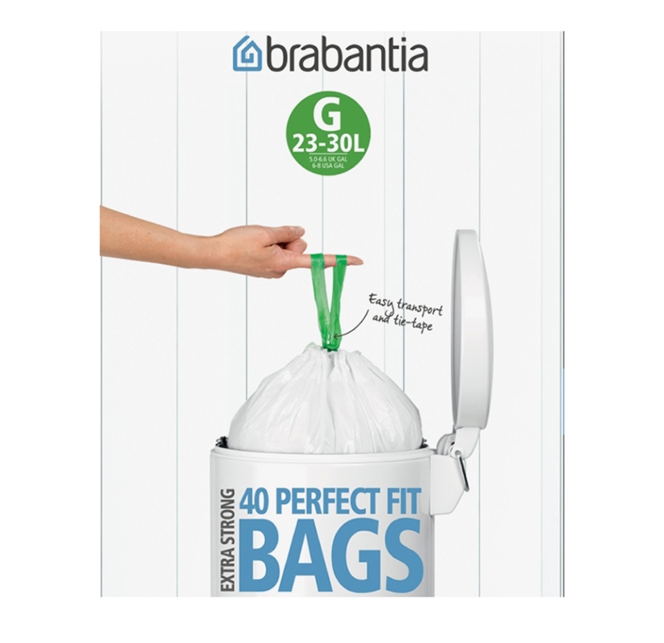 

Пакет пластиковый Brabantia G 23-30 л 40 шт