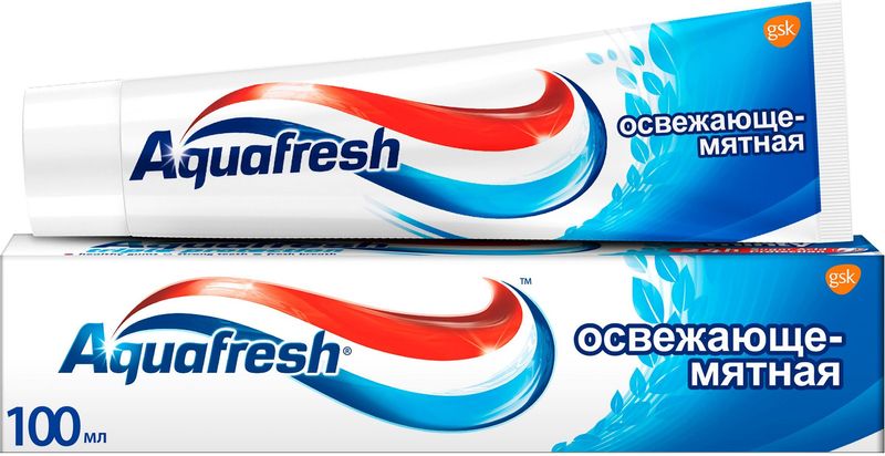 

Зубная паста Aquafresh Тройная защита освежающе-мятная 100 мл