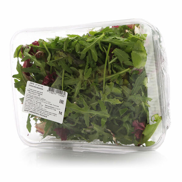 Микс салатов руккола и радичио