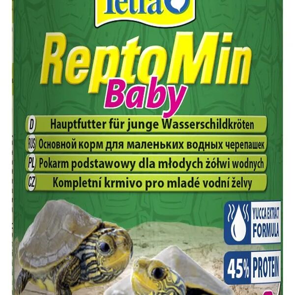 Корм для молодых черепах Tetra Repto Min Baby основной, палочки 100 мл