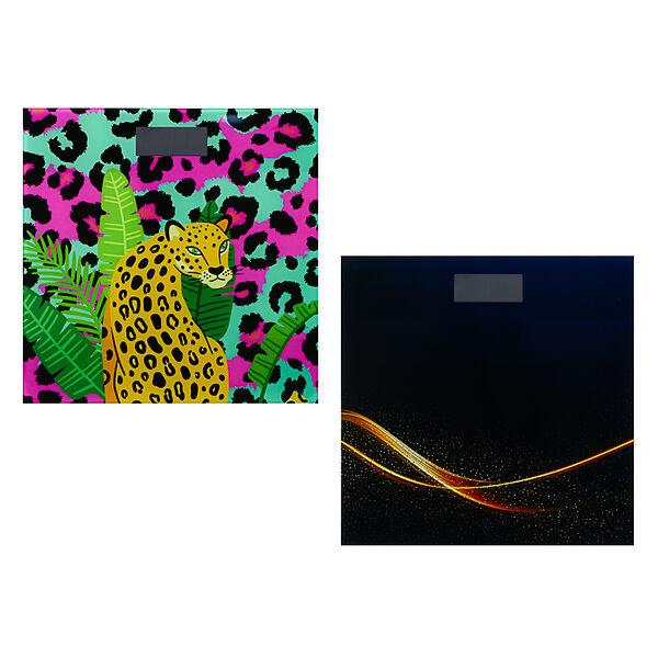 Весы напольные электронные morden style, жк-дисплей, макс. нагр. до 180кг, 26х26 см в ассортименте